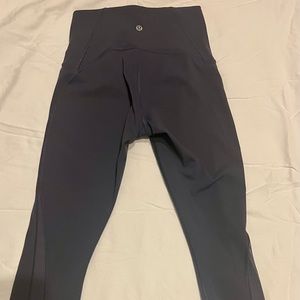 Lululemon Train Times size 4 dark grey EUC